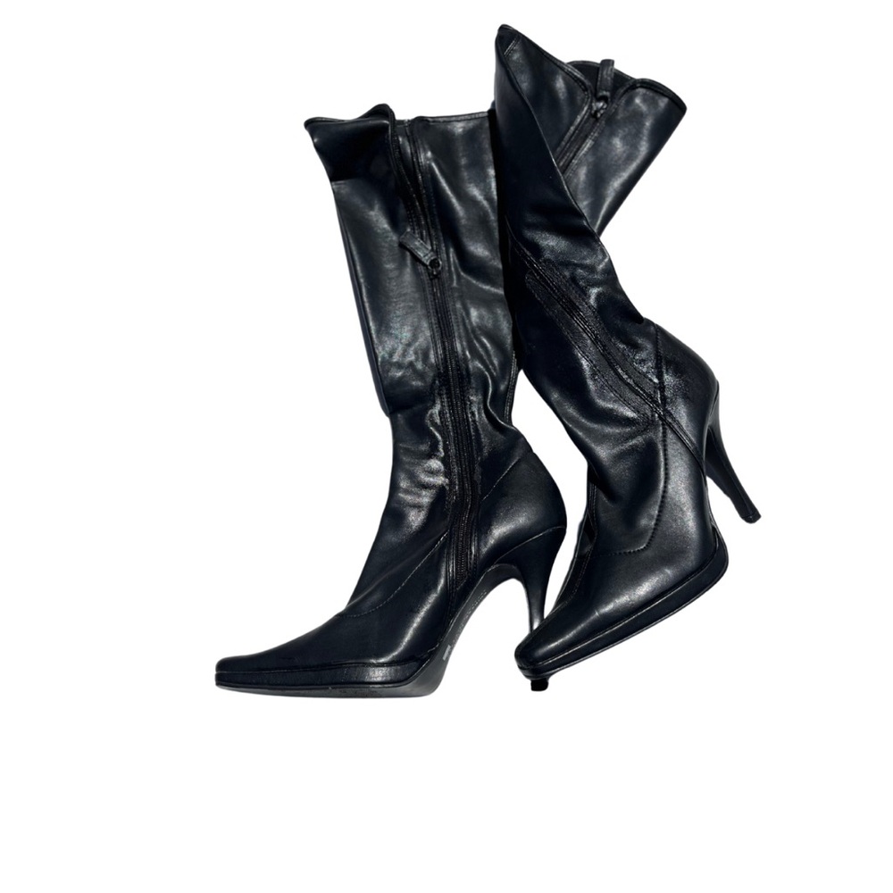 Knee high leather boots